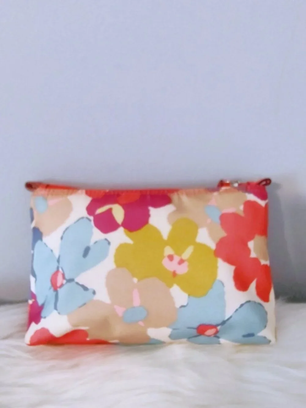 Coach Peyton floral watercolor pouch w/hangtag EUC